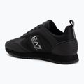 Boty EA7 Emporio Armani Black & White Carbon triple black / silver logo 3