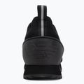 Boty EA7 Emporio Armani Black & White Suede triple black micropunch 6