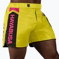 Pánské tréninkové šortky Hayabusa Icon Mid-Thigh MMA yellow/blue 2