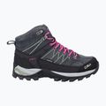 Dámské trekové boty CMP Rigel Mid Wp anthracite/mineral green 8