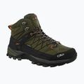 Pánské trekové boty CMP Rigel Mid Wp olive/flame
