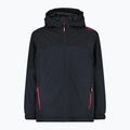 Dětská softshellová bunda CMP 35Z1524 Fix Hood anthracite/black