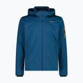Pánská softshellová bunda CMP 39A5027 Zip Hood petroleum