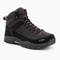 Juniorské trekové boty CMP Rigel Mid Wp grey/ferrari