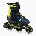 Dětské kolečkové brusle Rollerblade Microblade 3WD Jr blue royal/lime