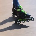 Dětské kartáče Rollerblade Microblade černozelené 07221900 T83 9