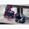 Dětské kolečkové brusle s chrániči Rollerblade Fury Combo Jr black/red 2
