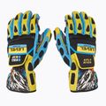 Lyžařské rukavice Level Worldcup CF yellow/blue 2