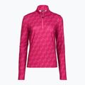 Dámská lyžařská mikina EA7 Emporio Armani Pure Powerstretch T-Top Half Zip fancy vivacious mono