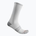 Pánské cyklistické ponožky  Castelli Superleggera T 18 white