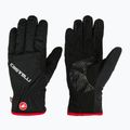 Pánské cyklistické rukavice Castelli Entrata Thermal black