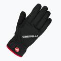 Pánské cyklistické rukavice Castelli Entrata Thermal black 5