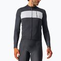Pánský cyklistický dres longsleeve Castelli Prologo 7 light black/silver gray/ivory