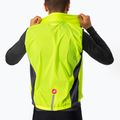 Pánská cyklistická vesta Castelli Squadra Stretch electric lime/dark gray 4