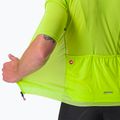 Pánský cyklistický dres  Castelli Superleggera 3 electric lime 6