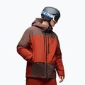 Pánská lyžařská bunda Oakley Canopy Pro Insulated dark umber/flame red