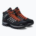 Pánské trekové boty CMP Rigel Mid grey-orange 3Q12947 4