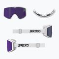 Lyžařské brýle Briko Pulse white/purple 5