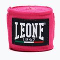 Boxerské bandáže Leone 1947 Hand Wraps 350 cm pink 2