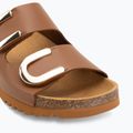 Dámské pantofle Scholl Montery 2 Straps Ad Med cognac 7