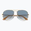Sluneční brýle Ray-Ban Aviator Classic arista gold/light blue 3