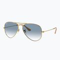 Sluneční brýle Ray-Ban Aviator Classic arista gold/light blue 4