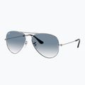 Sluneční brýle Ray-Ban Aviator Classic silver/light blue 4
