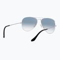 Sluneční brýle Ray-Ban Aviator Classic silver/light blue 6