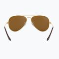 Sluneční brýle Ray-Ban Aviator Classic arista gold/brown polarized 5