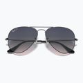 Sluneční brýle Ray-Ban Aviator Classic gunmetal/blue polarized 3