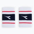 Náramek Diadora Wristbands Wide Logo 2 szt. bílé DD-103.179117-20002 2