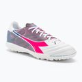 Pánské kopačky Diadora Brasil Elite Veloce GR TFR white/pink fluo/blue fluo