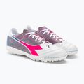 Pánské kopačky Diadora Brasil Elite Veloce GR TFR white/pink fluo/blue fluo 4