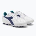 Dětské kopačky Diadora Brasil 2 R LPU JR white/navy 4