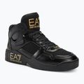 Boty EA7 Emporio Armani Basket Mid triple black/gold