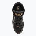 Boty EA7 Emporio Armani Basket Mid triple black/gold 5