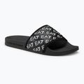 Pantofle EA7 Emporio Armani Water Sports All Over full black/white