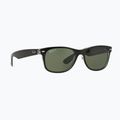 Sluneční brýle Ray-Ban New Wayfarer Classic matte black transparent/green g-15