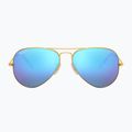 Sluneční brýle Ray-Ban Aviator Classic matt gold/blue polarized 2
