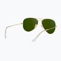 Sluneční brýle Ray-Ban Aviator Classic matt gold/blue polarized 6