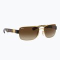 Sluneční brýle Ray-Ban RB3522 arista gold/brown