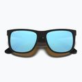 Sluneční brýle Ray-Ban Justin Classic matt black gum/blue mirror 3