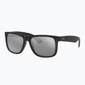 Sluneční brýle Ray-Ban Justin Classic matt black/silver grey mirror 4
