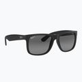 Sluneční brýle Ray-Ban Justin Classic matt black gum/dark grey