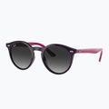 Dětské sluneční brýle Ray-Ban RB9064S polished violet/grey gradient 4