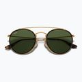 Sluneční brýle Ray-Ban Round Double Bridge arista gold/green g-15 3