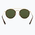 Sluneční brýle Ray-Ban Round Double Bridge arista gold/green g-15 5