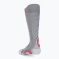Dámské lyžařské ponožky UYN Ski Touring silver/fuchsia 2
