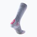 Dámské lyžařské ponožky UYN Ski Touring silver/fuchsia 6