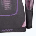 Dámská termální mikina UYN Evolutyon UW Shirt Turtle Neck anthracite melange/raspberry/purple 5
